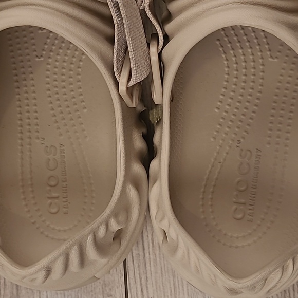 CROCS x Salehe Bembury Stratus Cream Beige Sz 9 Slip On Clog Sandals Shoes RARE - Picture 7 of 11